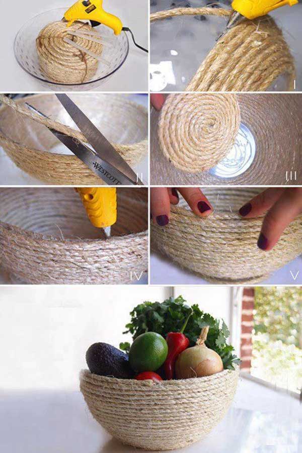 34 Amazing DIY Tips to Decorate Your Home Using Rope